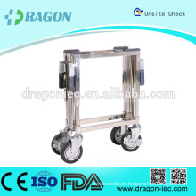 DW-10B High Quality Cheap Flexible Steel Coffin Trolley